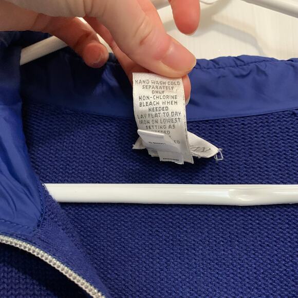 Chico’s Zenergy royal blue zip front sweater - Picture 6 of 6